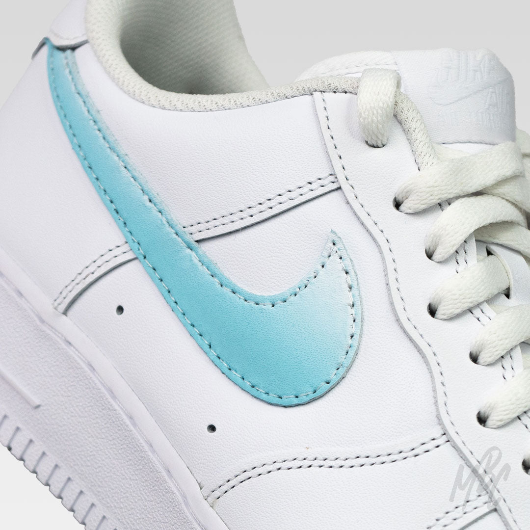 Gradient Swoosh - Air Force 1 Custom Trainers â MattB Customs