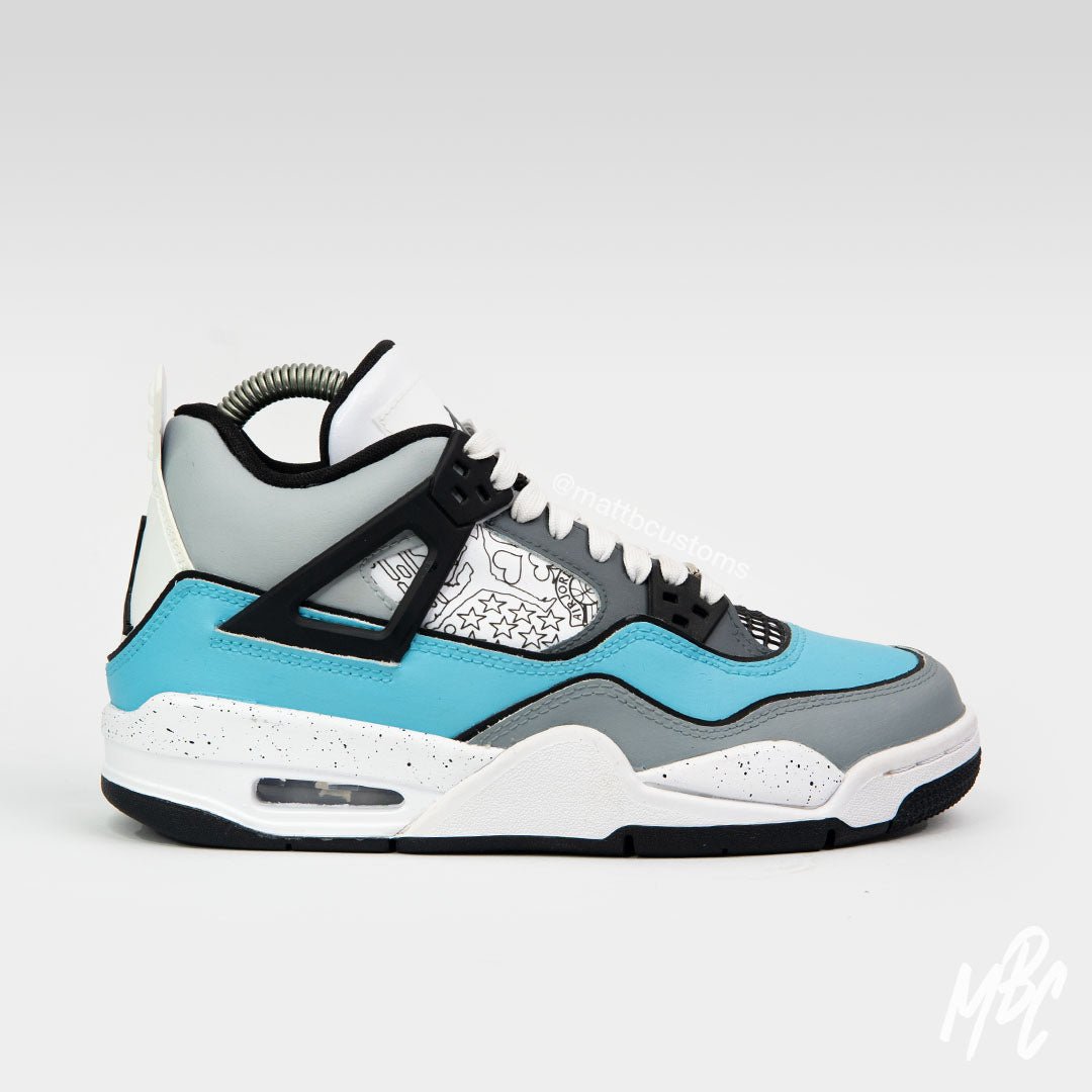 Ice Blue Colourway - Jordan 4 | UK 4 Nike Sneakers