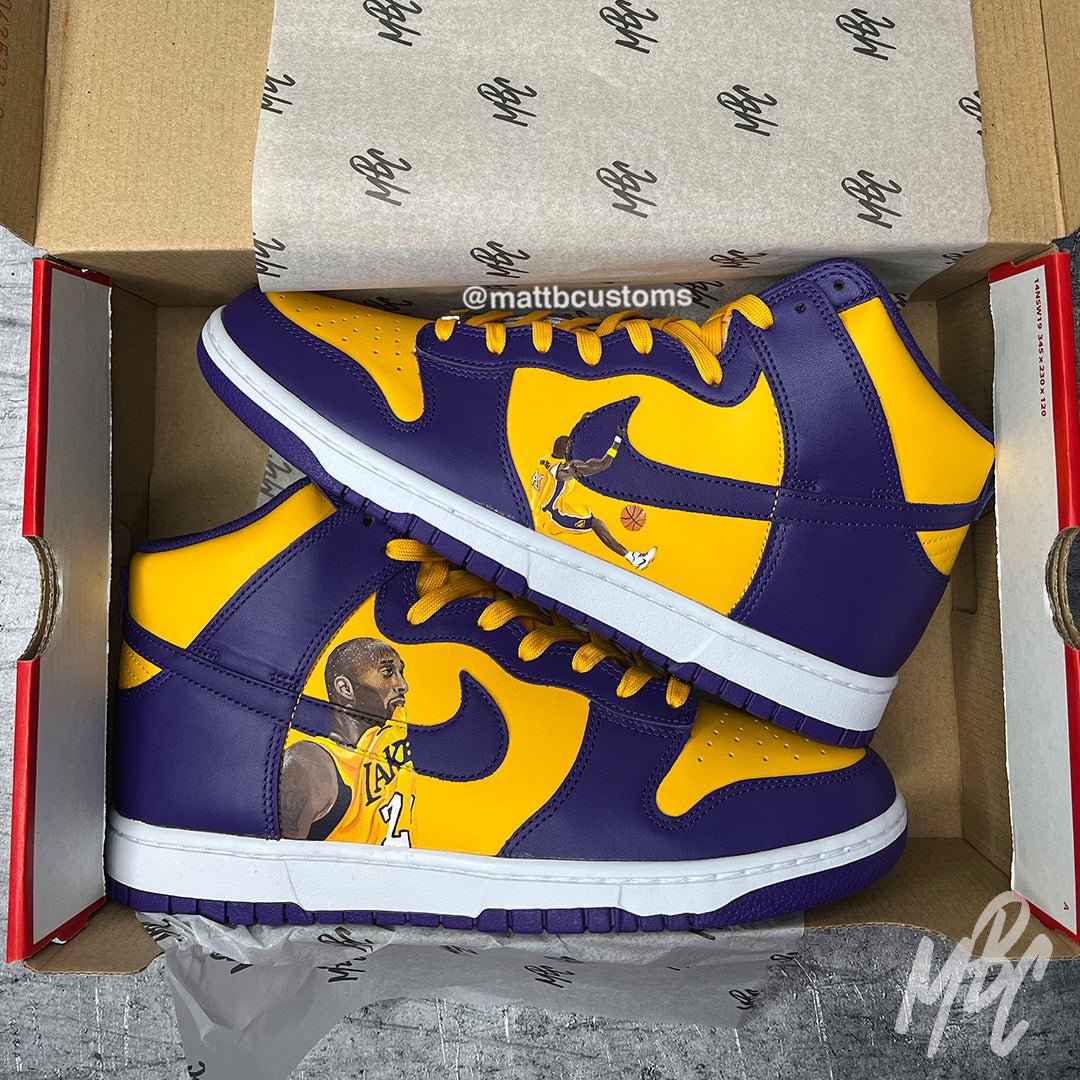 Kobe Portraits - Dunk High Custom | UK 10 Nike Sneakers