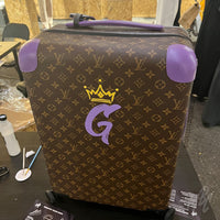 Leather Accessory (Create Your Own) Louis Vuitton Custom Suitcase