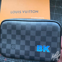 Leather Accessory (Create Your Own) Custom LV Washbag