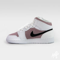 Lilac Suede Reverse Swoosh - Jordan 1 Mid | UK 5.5 Nike Sneakers