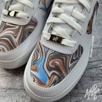Liquid Marble - Air Force 1 Custom Nike Sneakers