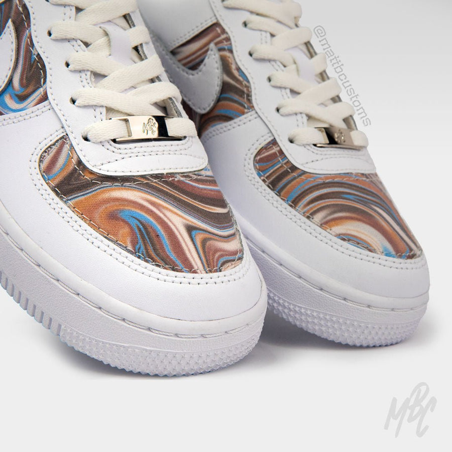 Liquid Marble - Air Force 1 Custom Nike Sneakers