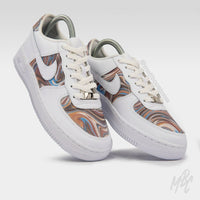 Liquid Marble - Air Force 1 Custom Nike Sneakers