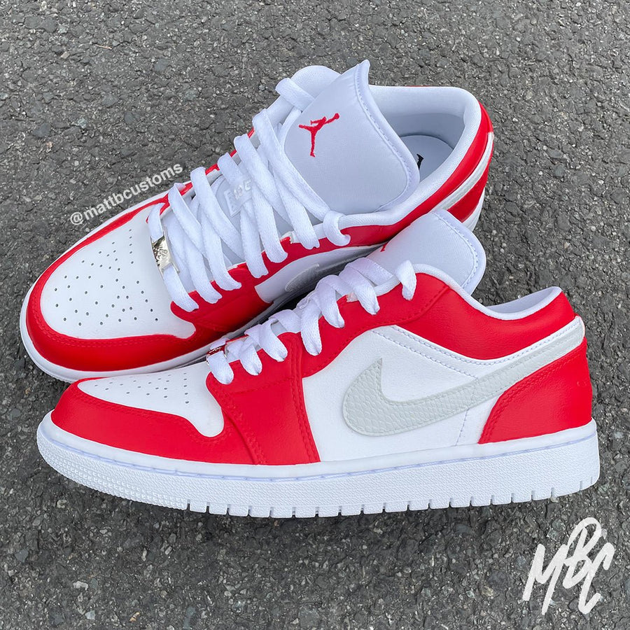 OG Colourway Create Your Own Custom Nike Jordan 1 Low Trainers OG Colourway Create Your Own Custom Nike Jordan 1 Low Trainers