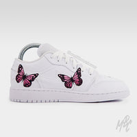 Pink Butterflies - Jordan 1 Low | UK 4 Nike Sneakers