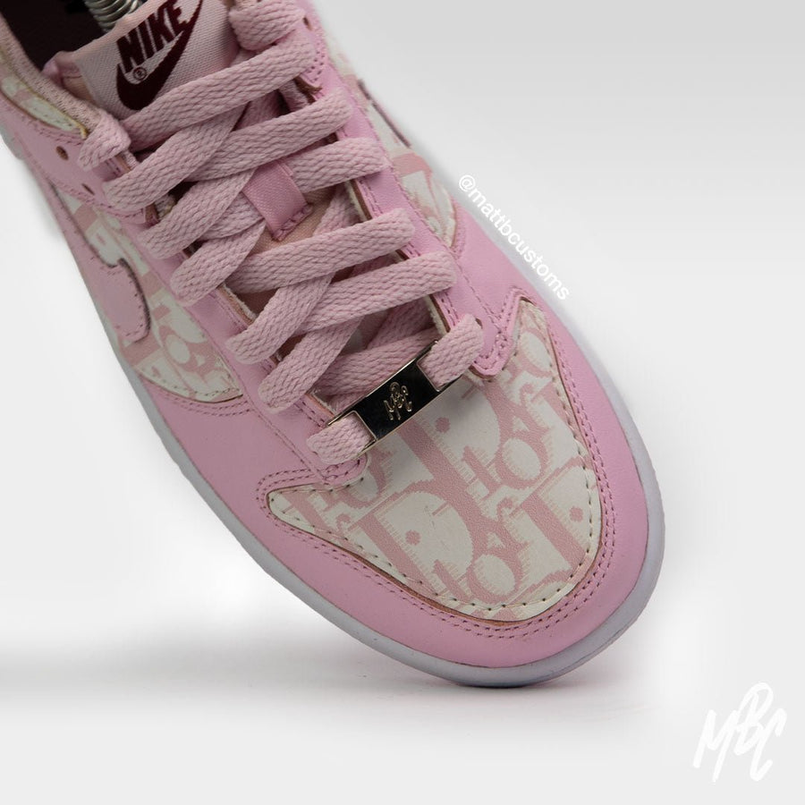 Pink Oblique Monogram - Dunk Low | UK 3.5 Nike Sneakers