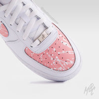 Pink Paint Splat - Air Force 1 | UK 4 Nike Sneakers