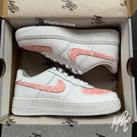 Pink Paint Splat - Air Force 1 | UK 4 Nike Sneakers