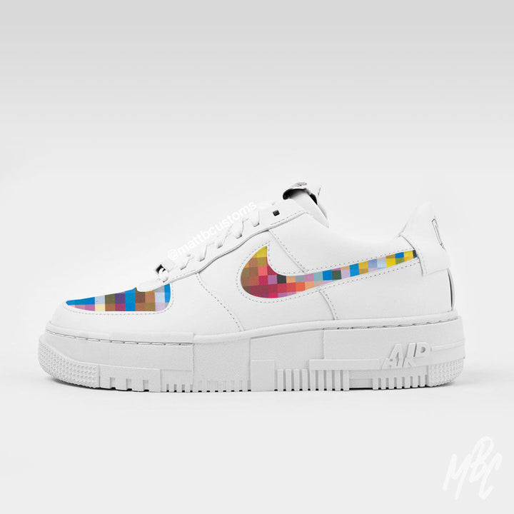 Pixel - Air Force 1 Pixel Custom Nike Sneakers
