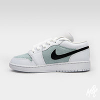 Powder Blue Suede Reverse Swoosh - Jordan 1 Low | UK 5.5 Nike Sneakers