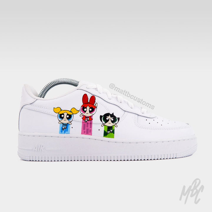 Powerpuff Girls - Air Force 1 Custom Nike Sneakers
