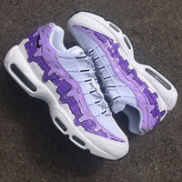 Purple Dripping - Air Max 95 Custom Nike Sneakers