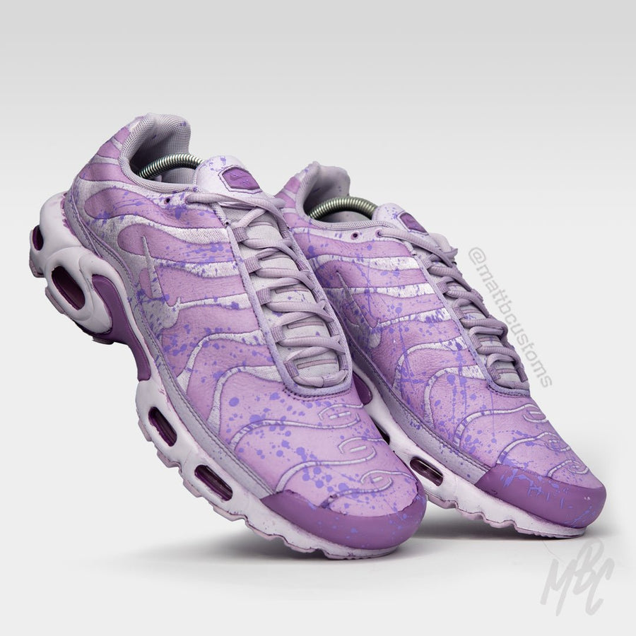 Purple Dye Design Custom Nike TN Trainers – MattB Customs