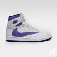 Purple Reverse Swoosh - Jordan 1 High Nike Sneakers