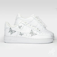 Reflective Butterflies - Air Force 1 Custom Nike Sneakers