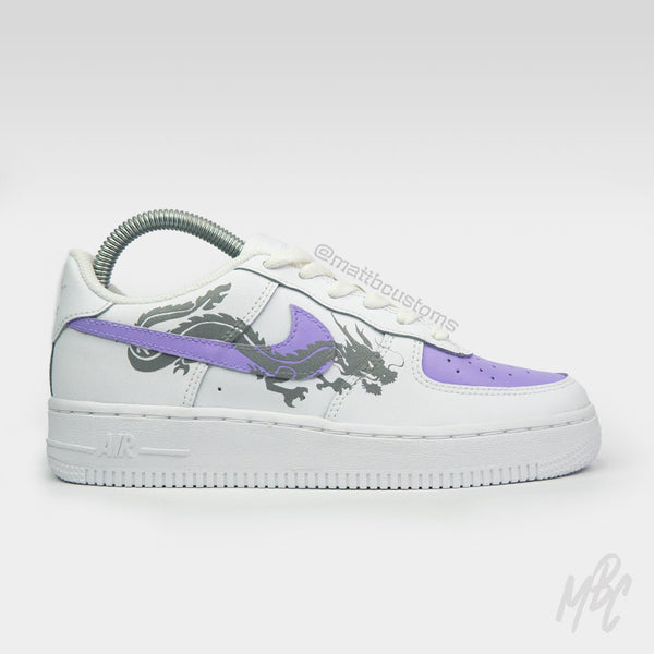 Custom Reflective Air Force 1 drip Butterfly & Stars AF1 