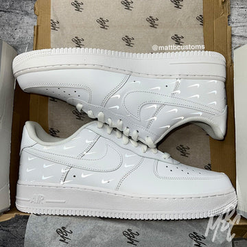 Reflective Mini Swoosh - Air Force 1 | UK 10 Nike Sneakers