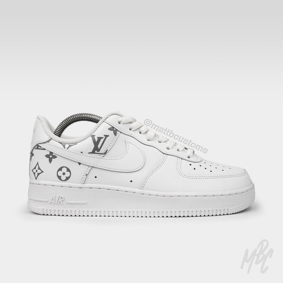 Reflective Monogram - Air Force 1 Custom Nike Sneakers