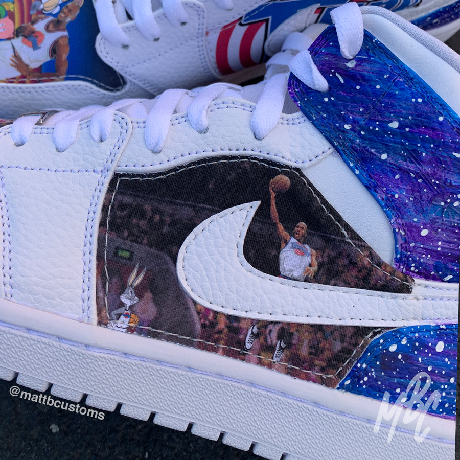 Space jam custom on sale jordans